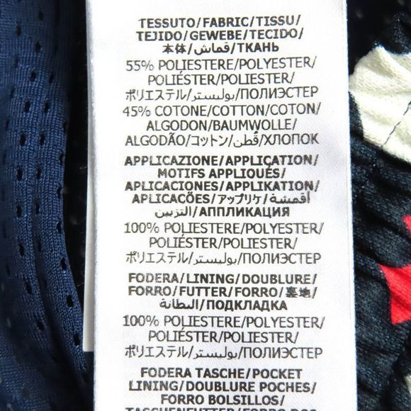 Gucci 23AW 752639 All-over Design Shorts Navy White Red XS With Box Made In